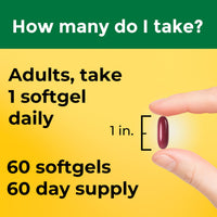 Thumbnail for Nature Made Magnesium Oxide 400 mg Softgels, Extra Strength Magnesium Supplements for Men and Women, Support for Muscle, Nerve, Bone and Heart, 60 Day Supply