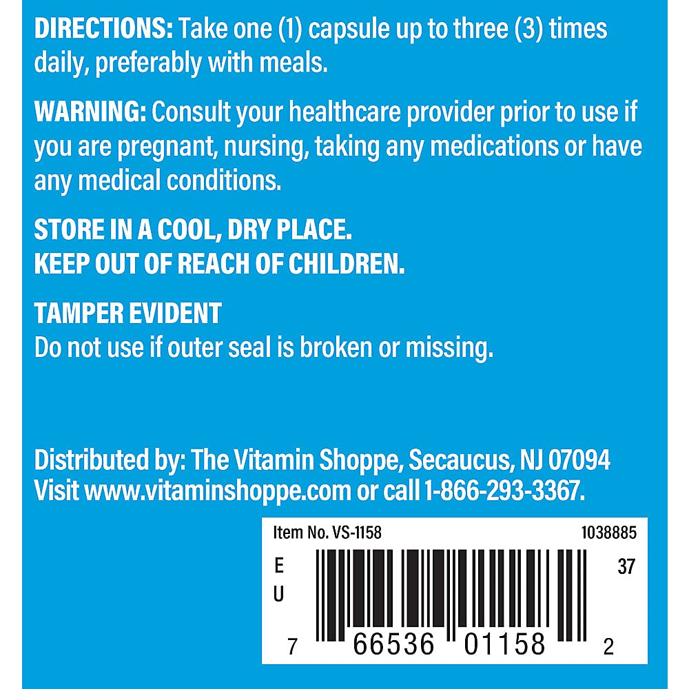 The Vitamin Shoppe Inositol 650MG, Supports Healthy Liver Cellular (100 Capsules)
