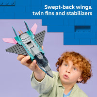 Thumbnail for LEGO City Jet vs. Car Building Toys for Kids - Vehicle Sets for Boys & Girls, Ages 6+ - Gift for Birthdays - Toy Car & Jet W/Driver & Pilot Minifigures - 60489