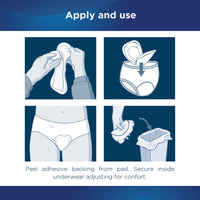 Thumbnail for Attends® Confidence® Discreet Liners (28 Pack) - Adult Disposable Light-Absorbent Bladder Control Pad Liners, 6 in.
