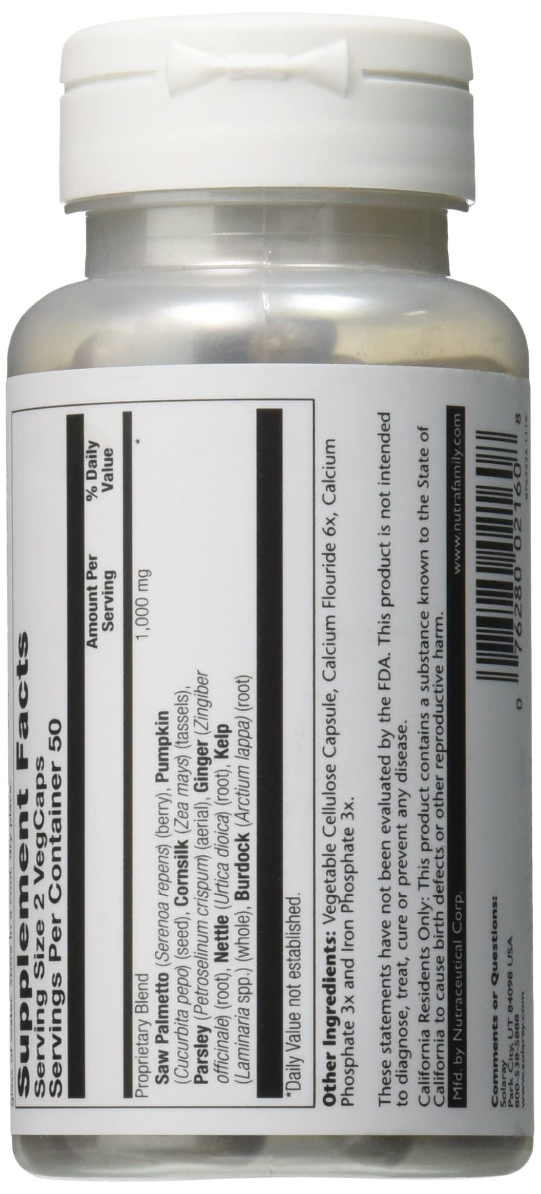 SOLARAY Prostate Blend SP-16 VCapsules | 100 Count