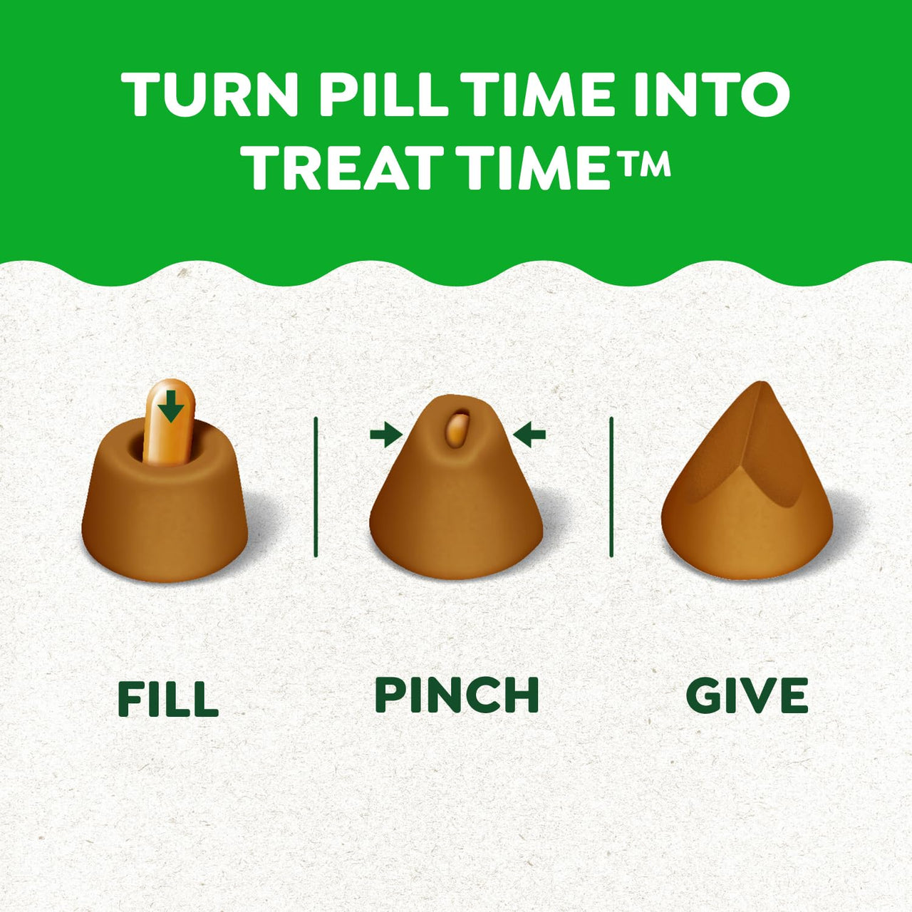 Greenies Pill Pockets for Dogs Large Size, Dog Treat Pouch for Capsule Medication, Peanut Butter Flavor, (6) 7.9 oz. Pouches