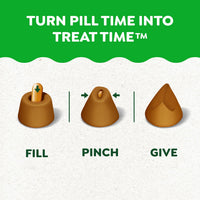 Thumbnail for Greenies Pill Pockets for Dogs Large Size, Dog Treat Pouch for Capsule Medication, Peanut Butter Flavor, (6) 7.9 oz. Pouches
