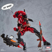Thumbnail for Marvel Legends Maximum Series Deadpool, Deluxe Deadpool Comics Collectible 6-Inch Action Figure with 24 Accessories Including X-Force’s Doop