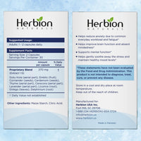 Thumbnail for HERBION Naturals Memory Support Capsules, Helps Improve Brain Function & Absent Mindedness, Maintains Healthy Mood Levels with Ginkgo Biloba, for Adults, 60 Count, Pack of 1