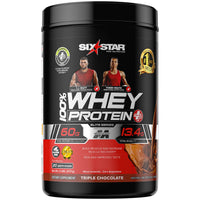 Thumbnail for Whey Protein Powder + Immune Support | Six Star Whey Protein Plus | Whey Protein Isolate & Peptides + Muscle Builder | Lean Protein Powder for Muscle Gain & Recovery | Chocolate, 2 lbs