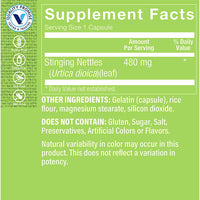 Thumbnail for The Vitamin Shoppe Stinging Nettles 480 (100 Capsules) (100 Capsules)