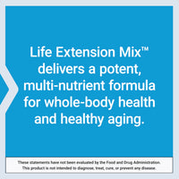 Thumbnail for Life Extension Mix™ Powder, high Potency, Advanced Vitamin, Mineral, Fruit & Vegetable Formula, Vitamin B, C, D, E, Magnesium, for Whole-Body Health, Healthy Aging, Gluten-Free, 12.70 oz