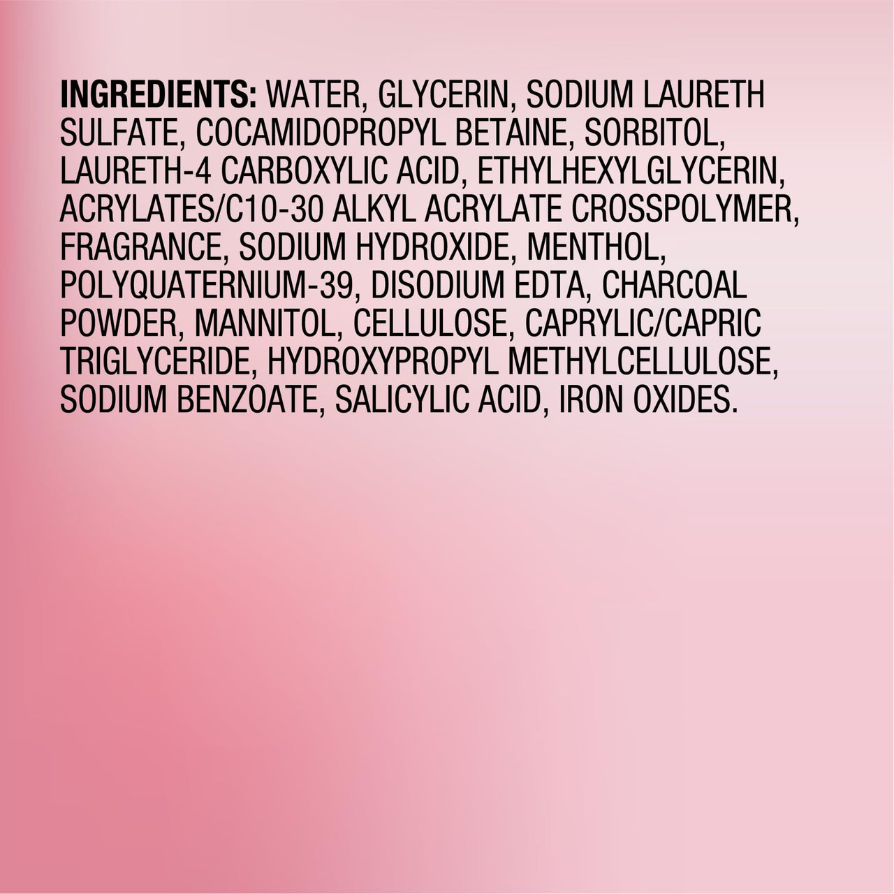 BiorÃ© Rose Quartz + Charcoal Daily Purifying Cleanser, Oil Free Facial Cleanser Energizes Skin, Dermatologist Tested and Cruelty Free, 6.77 oz