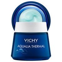 Thumbnail for Vichy Aqualia Thermal Spa Face Night Cream and Overnight Mask with Hyaluronic Acid, Moisturizer for Face and Neck, Moisturizing Night Time Anti Wrinkle Cream, Light Scent, Paraben Free