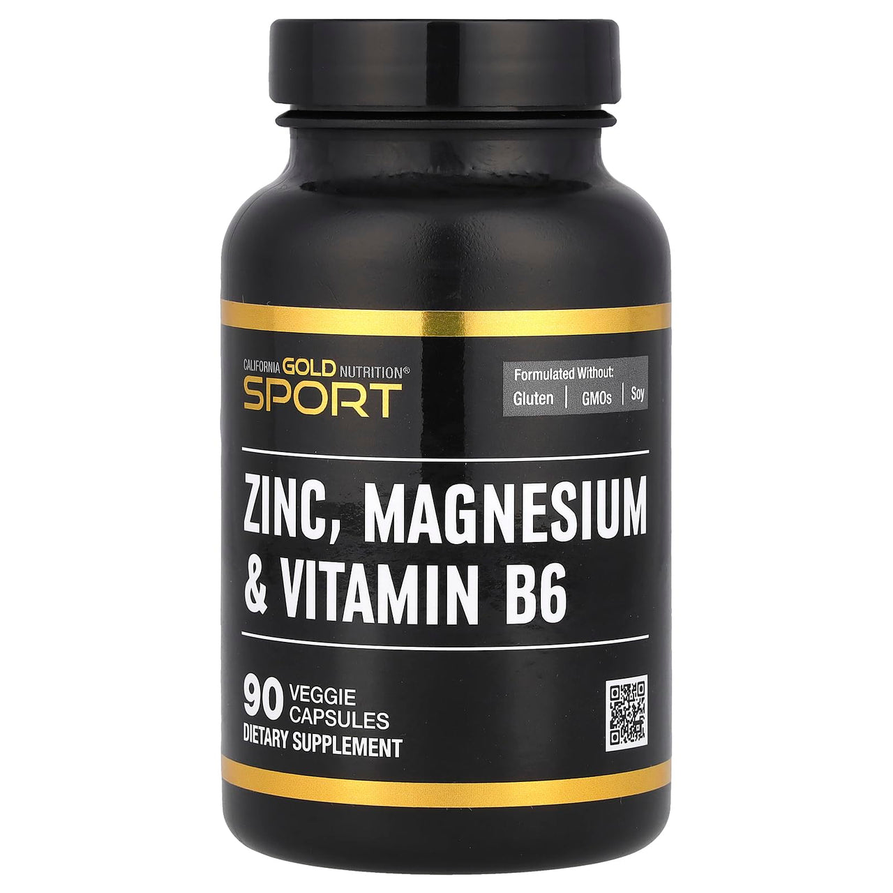 California Gold Nutrition Sport, Zinc, Magnesium, & Vitamin B6, 90 Veggie Capsules