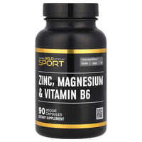 Thumbnail for California Gold Nutrition Sport, Zinc, Magnesium, & Vitamin B6, 90 Veggie Capsules