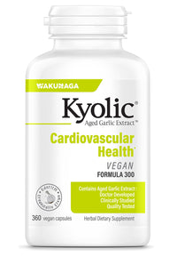 Thumbnail for Kyolic Aged Garlic Extract Formula 300 Cardiovascular Health, Vegan, 360 Capsules