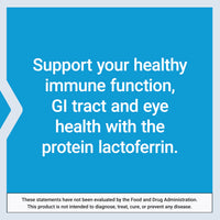 Thumbnail for Life Extension Lactoferrin Caps, Healthy Immune Response, GI Support, Vision Health, Gluten-Free, Non-GMO, 1-Daily, Vegetarian, 60 Capsules