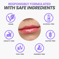 Thumbnail for Wonderskin Lip Oil Rehab Serum - Tinted Lip Oil for Women, Hydrating, Moisturizing, and Non-Sticky Red Tint Serum for Dry Lips (Amour)