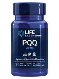 Thumbnail for Life Extension PQQ, pyrroloquinoline Quinone, 20 mg, Promotes The Growth of New Mitochondria, Gluten-Free, Non-GMO, Vegetarian, 1 Daily, 30 Capsules