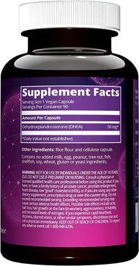 Thumbnail for MRM Nutrition DHEA 50mg - for Women and Men - Micronized DHEA Supplement for Healthy Aging, Lean Muscle, and Enhanced Absorption Formula, Vegan, Gluten-Free, Non-GMO - 90 Servings
