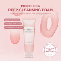 Thumbnail for SKIN1004 Poremizing Deep Cleansing Foam, 4.23 fl.oz, 125ml, Makeup Remover, Korean Face Cleanser with Himalayan Pink Salt & Madagascar Centella Asiatica for Facial Pore Cleansing, Korean Skin Care