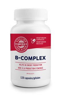 Thumbnail for Vimergy Adapto B Complex, 120 Servings – High Potency with 8 B Vitamins, Rhodiola & Hawthorn Berry – Supports Mental Energy, Cognition, Mood - Non-GMO, Kosher, Vegan, Paleo, No Gluten, No Soy