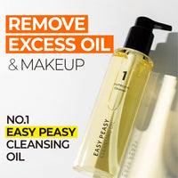Thumbnail for numbuzin No.1 Easy Peasy Cleansing Oil, Lightweight Makeup Remover & Facial Cleanser, Waterproof Makeup & Blackhead Care, Corn & Macadamia Seed Oil, Fragrance-Free, 6.76 fl oz
