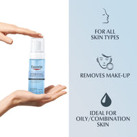 Thumbnail for Eucerin Hydrating Foaming Daily Facial Cleanser with Hyaluronic Acid, 5 Fl Oz