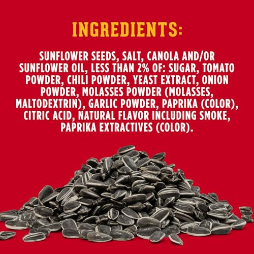 Image 3 of DAVID SEEDS Roasted and Salted Bar-B-Q Jumbo Sunflower Seeds, 5.25 oz, 12 Pack