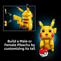 Thumbnail for LEGO Pokémon Pikachu and Poké Ball - Collectible Building Sets for Adults, Ages 18+ - Pokémon Figure for Display - Desk, Shelf or Office Decor - Gift for Men & Women - 72152