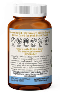 Thumbnail for Eclectic Herb - Sinus Support Capsules | Sinus, Nasal + Respiratory Support | Freeze Dried, Concentrated Herbal Supplement | Natural, Wildcrafted, Non-GMO, Gluten Free, Vegan (45 CT | 310 mg)