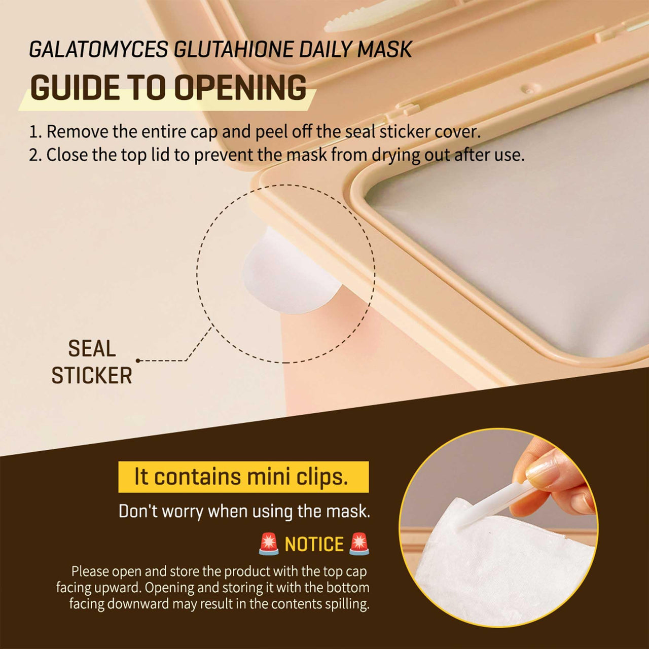 SOME BY MI Galactomyces Glutathione Daily Mask - 30 Sheets, 11.8Oz - Vitamin C Vegan Face Sheet Mask for Skin Brightening Routine - Skin Moisturizing and Glowing Care for Glass Skin - Korean Skin Care