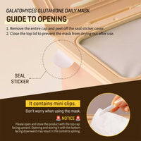 Thumbnail for SOME BY MI Galactomyces Glutathione Daily Mask - 30 Sheets, 11.8Oz - Vitamin C Vegan Face Sheet Mask for Skin Brightening Routine - Skin Moisturizing and Glowing Care for Glass Skin - Korean Skin Care