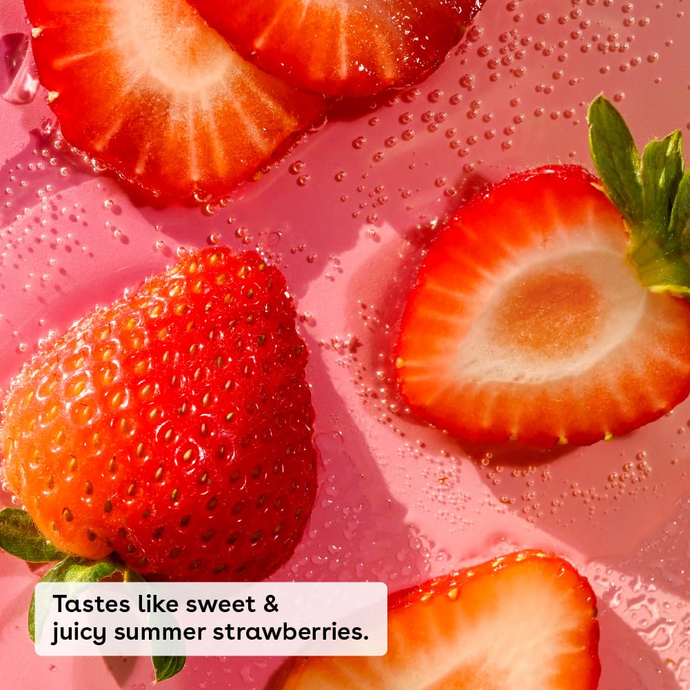 eos 24H Moisture Super Balm- Strawberry Sorbet, Lip Mask, Day or Night Lip Treatment, Made for Sensitive Skin, 0.35 fl oz