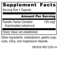 Thumbnail for Source Naturals Wellness Transfer Factor, Supports Immune System Response* 125mg, 60 Capsules