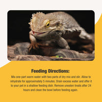Thumbnail for Fluker's Grub Bag Calcium Fortified Treats, All Natural Omnivore Blend Packed with Protein, Fruits, and Vegetables, for Bearded Dragons and Reptiles, 4 oz