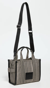 Thumbnail for Marc Jacobs Women's The Monogram Small Tote, Beige Multi, One Size