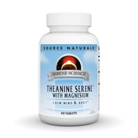 Thumbnail for Source Naturals Serene Science L-Theanine with Magnesium and GABA - 60 Tablets
