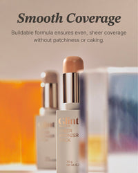 Thumbnail for Glint Sheer Bronzer Stick (Smoked, 0.24oz) - Creamy Buildable, Blendable Formula for Natural Contour, Long-Lasting, Smooth, Versatile Use. Korean Makeup. Nose, Face, Cheeks.