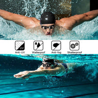 Thumbnail for Hurdilen Swim Goggles Swimming Goggles No Leaking with Nose Clip, Earplugs, Swim Cap and Case for Men Women