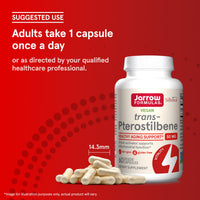 Thumbnail for Jarrow Formulas® Pterostilbene 50mg for Antioxidant Support, Dietary Supplement Supports Healthy Aging, 60 Veggie Capsules, 60 Day Supply