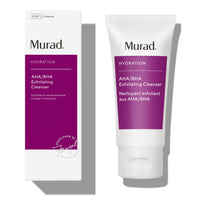 Thumbnail for Murad AHA/BHA Exfoliating Cleanser - Hydration Exfoliating & Moisturizing Salicylic, Lactic and Glycolic Acid Face Wash - Creamy Skin Smoothing Treatment Backed by Science, Travel size, 2 Fl Oz