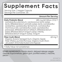 Thumbnail for Sports Research® All Vegan - Daily Probiotics with Prebiotics (60 Billion CFU), Digestive Enzymes with & Ginger (Plant Based) & Women's Probiotics with Prebiotics (65 Billion CFU)
