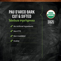 Thumbnail for Frontier Co-op Pau d'Arco Bark, Cut & Sifted, Kosher, Non-irradiated | Bulk Bag | Tabebuia impetiginosa (Mart. ex DC.) | 16 Ounce (Pack of 1)