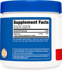 Thumbnail for Nutricost Magnesium Citrate Powder (Fruit Punch, 250 Gram)