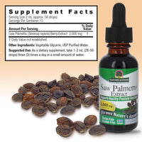 Thumbnail for Nature's Answer Alcohol-Free Saw Palmetto Berry Extract, 1-Fluid Ounce | Prostate Support | Natural Urinary Health | Promotes Hair Growth