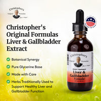 Thumbnail for Christopher's Original Formulas Liver & Gallbladder Formula, Herbal Supplement for Detox & Digestive Support, 2 fl oz
