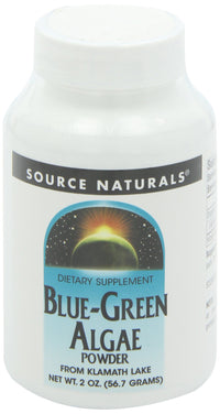 Thumbnail for Source Naturals Blue-Green Algae from Klamath Lake, with Phycocyanin and Chlorophyll - 2oz Powder