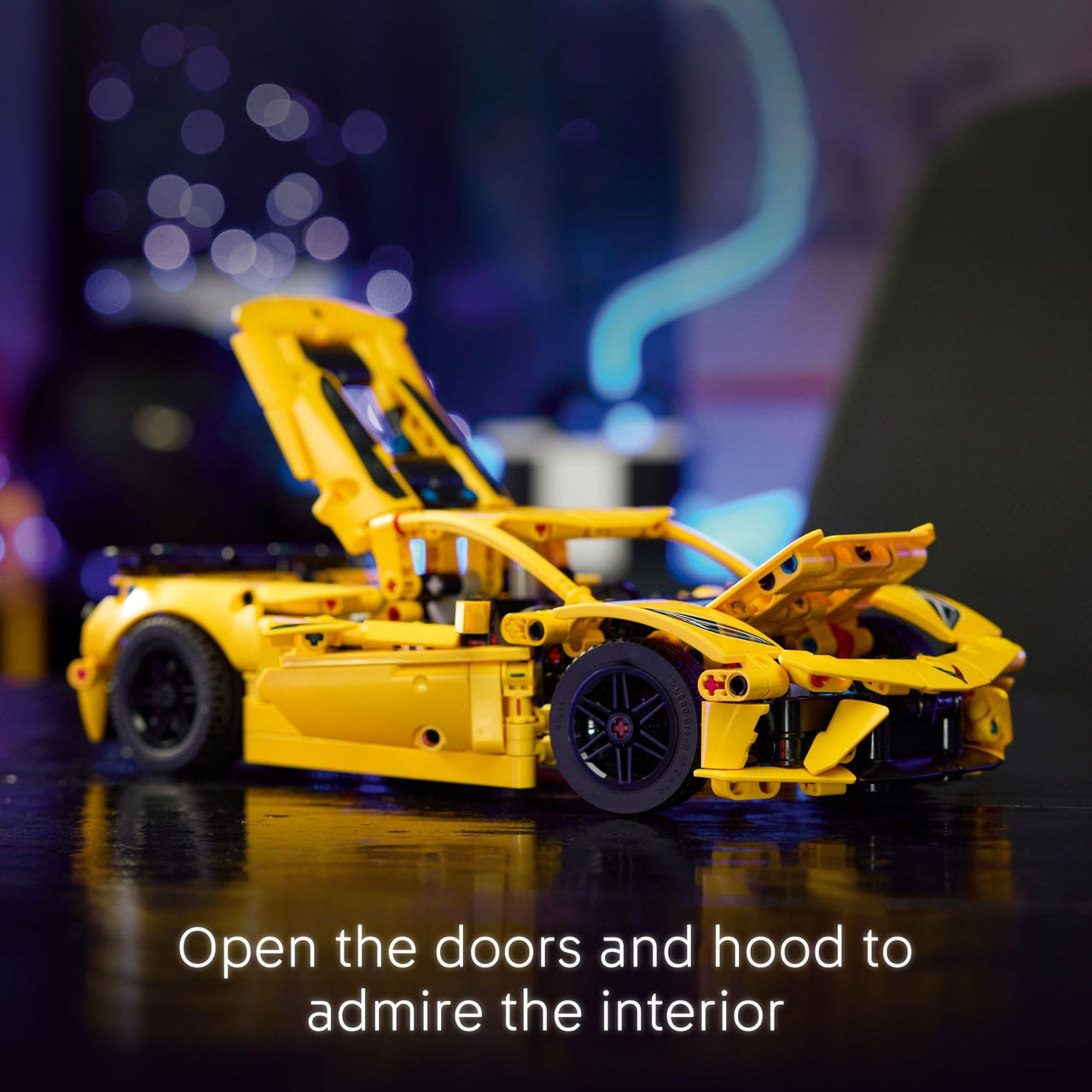 LEGO Technic Chevrolet Corvette Stingray Toy Car - Building Toy Set for Kids, Boys and Girls, Ages 9+ - Model Car Kit for Display - Gift Idea for Birthday - 42205