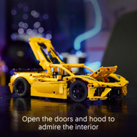 Thumbnail for LEGO Technic Chevrolet Corvette Stingray Toy Car - Building Toy Set for Kids, Boys and Girls, Ages 9+ - Model Car Kit for Display - Gift Idea for Birthday - 42205