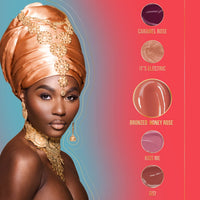 Thumbnail for Juvia's Place Lip Gloss Rich-Nude Liquor High Shine Bronzed Honey Rose, Long Lasting, Glides on Richly and Smoothly, 16 oz