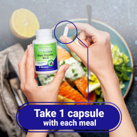 Thumbnail for AbsorbAid Platinum Digestive Enzyme Support 60 vCaps, 12 Digestive Enzymes Plus 2 Probiotics for Maximum Relief
