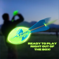 Thumbnail for LIGHTRO - Foam Glow in The Dark Football - Super Bright - Smart LEDs - Batteries Included - Football Game for Kids 8 9 10 11 12 - A Perfect Birthday and Summer Gift
